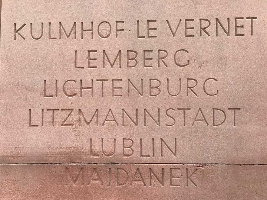 Bild: Mahnmal für die Opfer des nationalsozialistischen Terrors