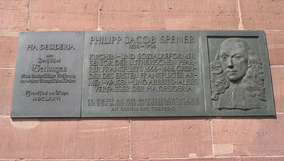 Bild: Gedenktafel für Philipp Jakob Spener