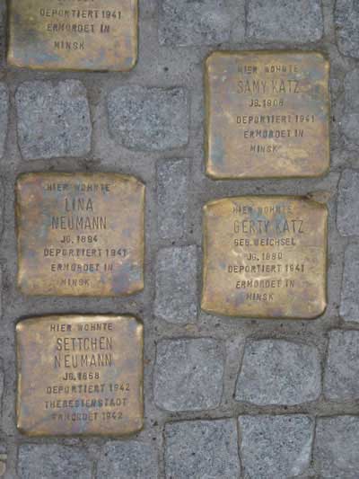 Bild: Stolpersteine