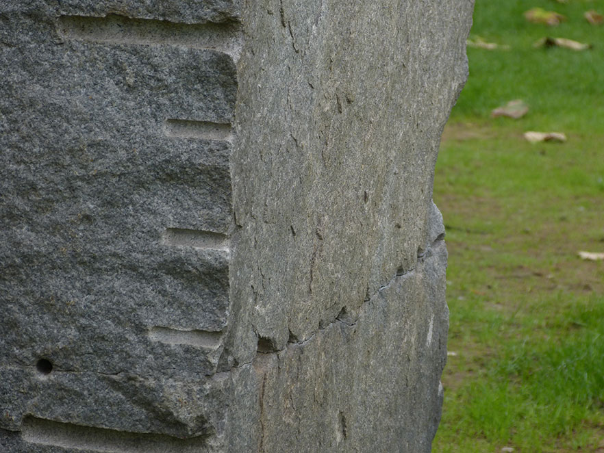 Bild: Granit, gespalten